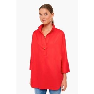 Tuckernuck red willow blouse size S